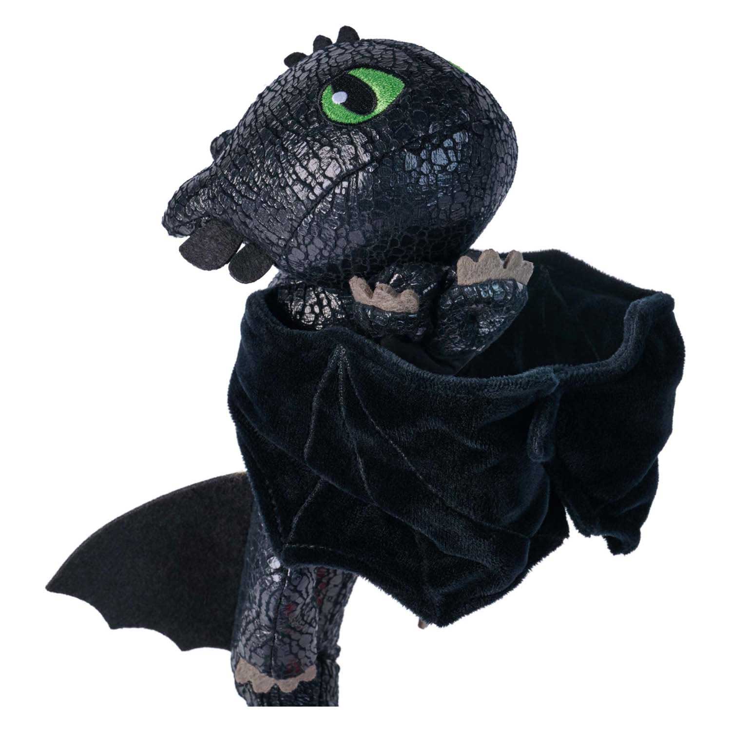 Comment dresser votre dragon - Peluche Krokmou avec son - 30 cm