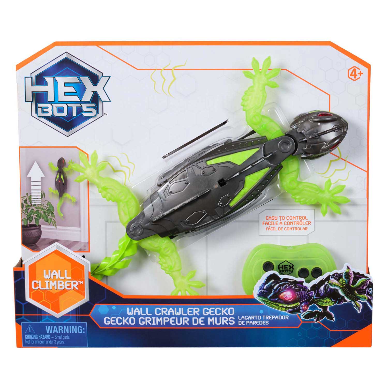 HexBots Muurkruipende Gecko - incl. Afstandbediening