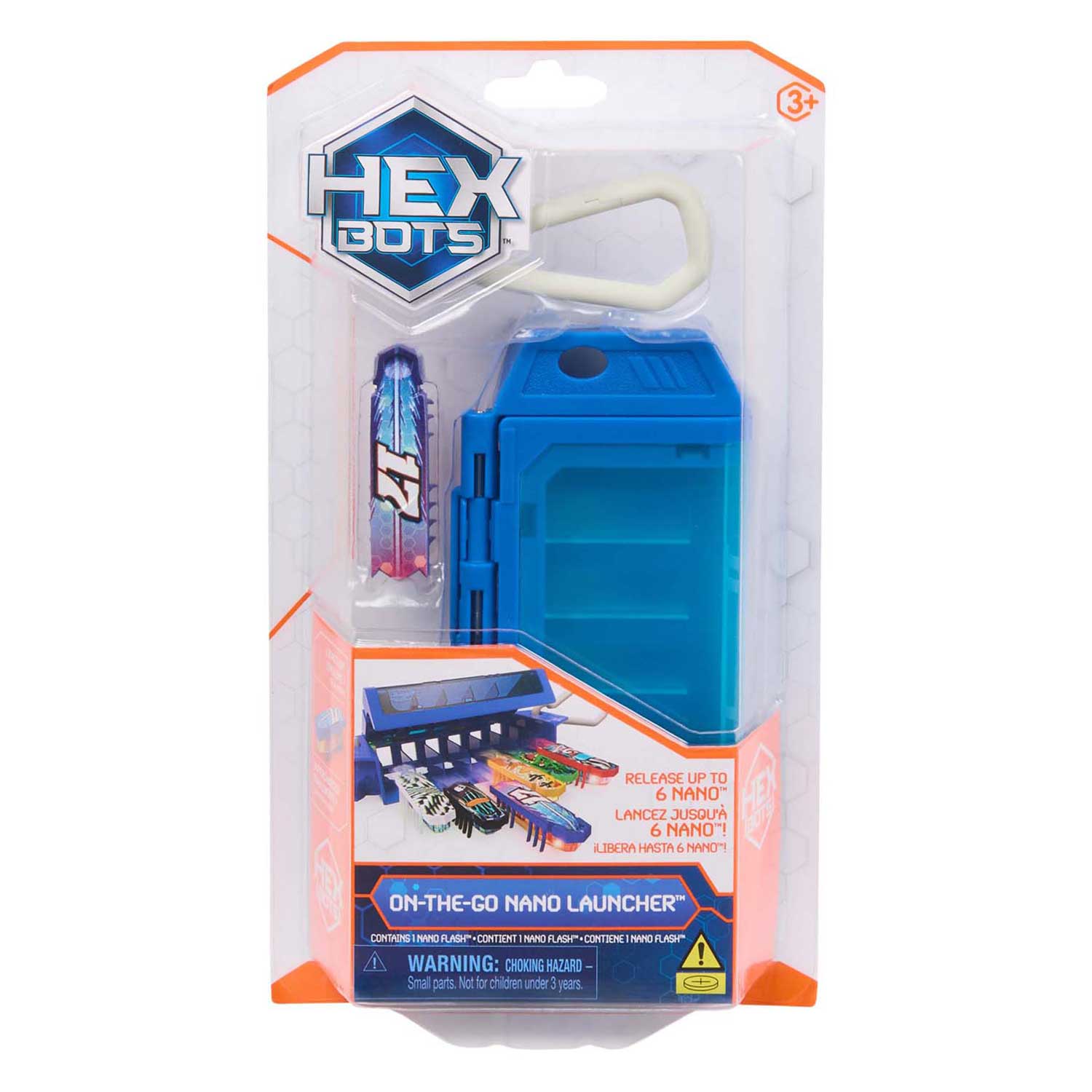 HexBots Nano on the Go Launcher - incl. 1 Flash Nano
