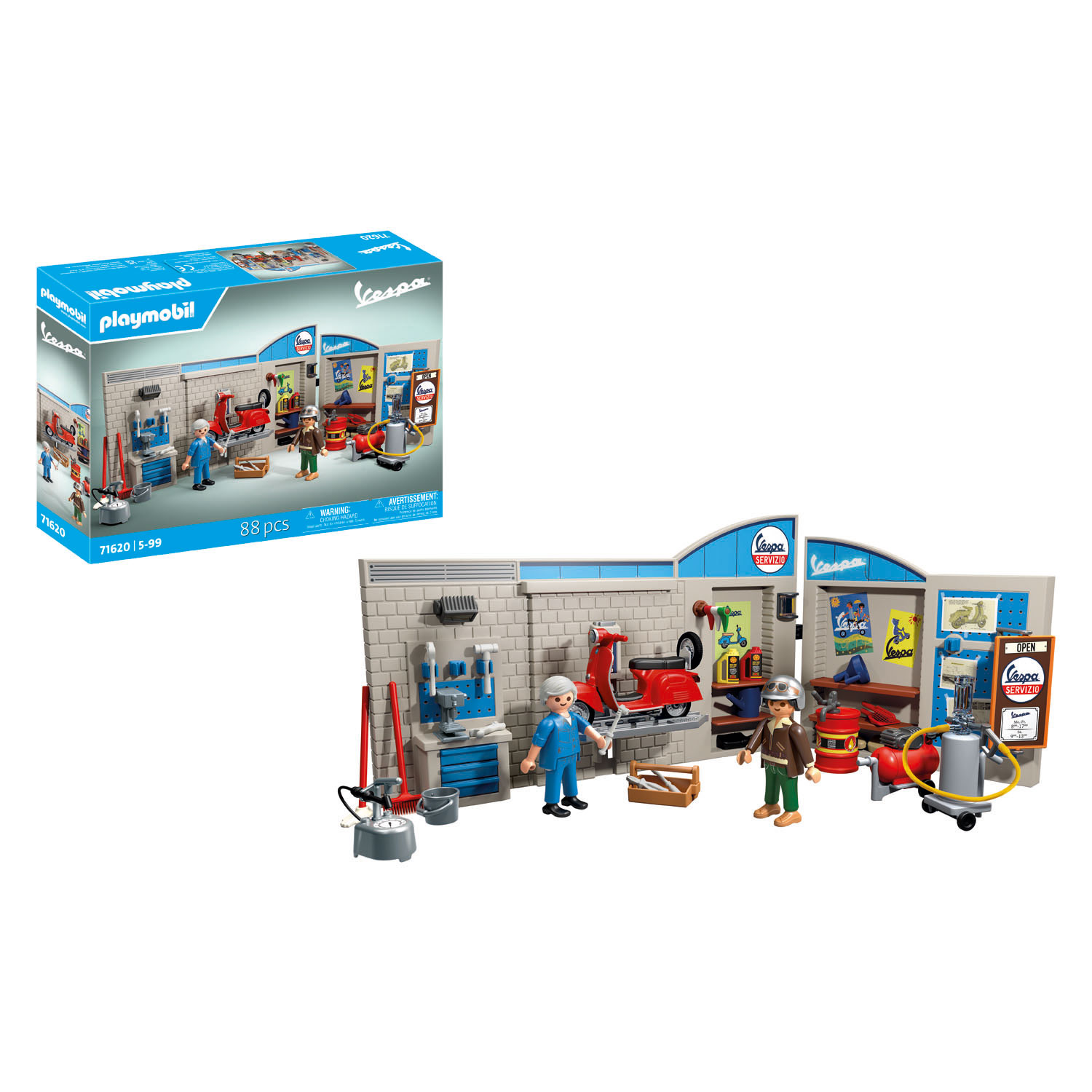 Playmobil 60s Vespa Garage - 71620