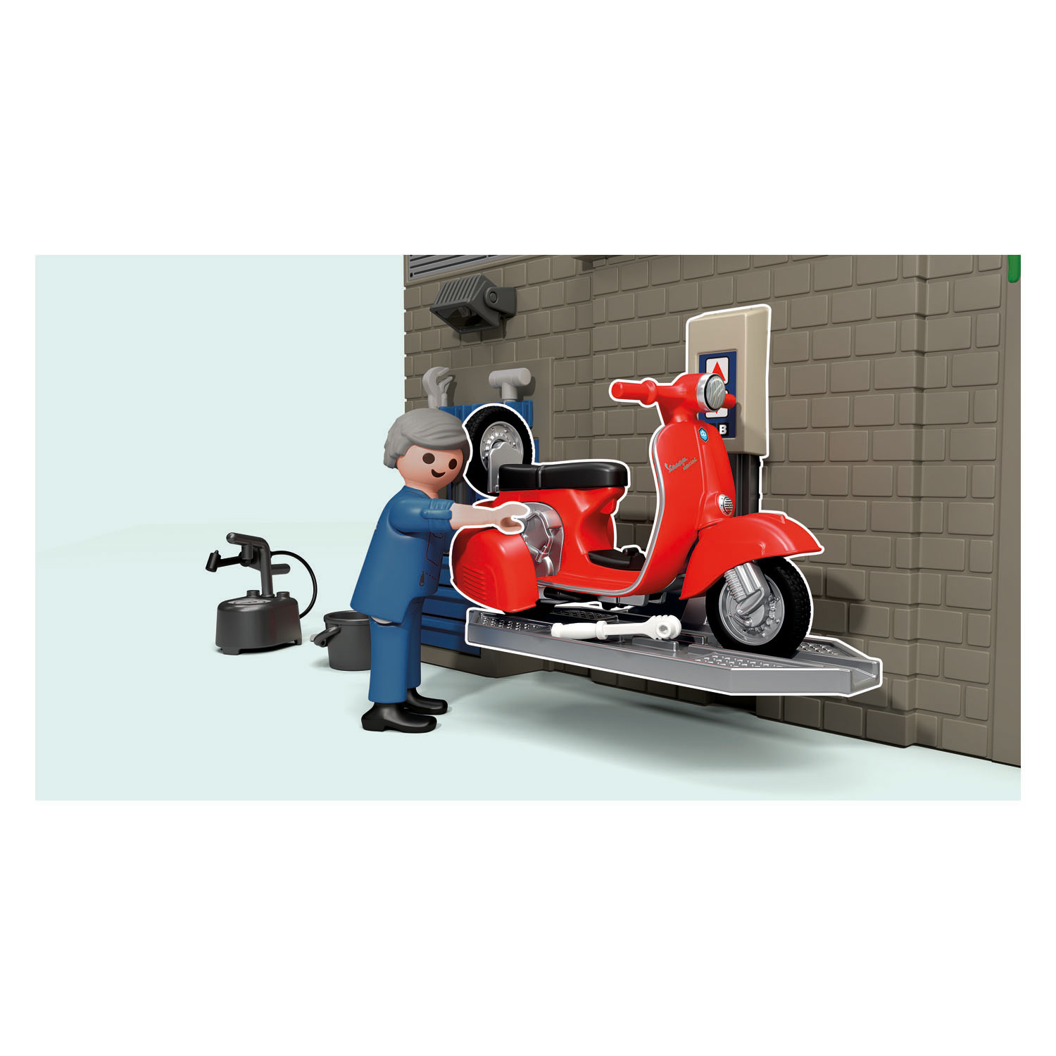 Playmobil 60s Vespa Garage - 71620