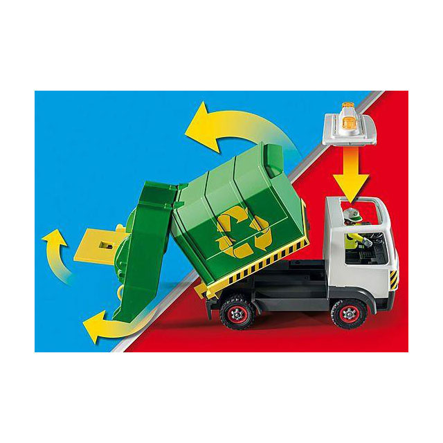Camion poubelle de recyclage Playmobil City Life - 71235