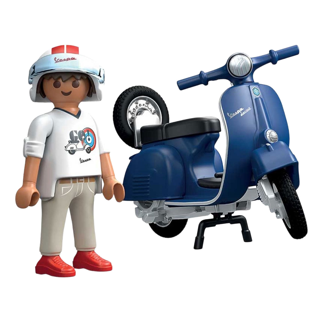 Playmobil 1969 Vespa 150 Sprint Veloce Blauw - 71622
