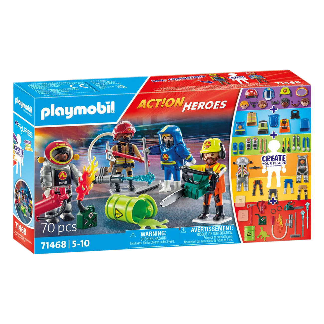 Playmobil Action Heroes Mes Figurines Brandweer - 71469