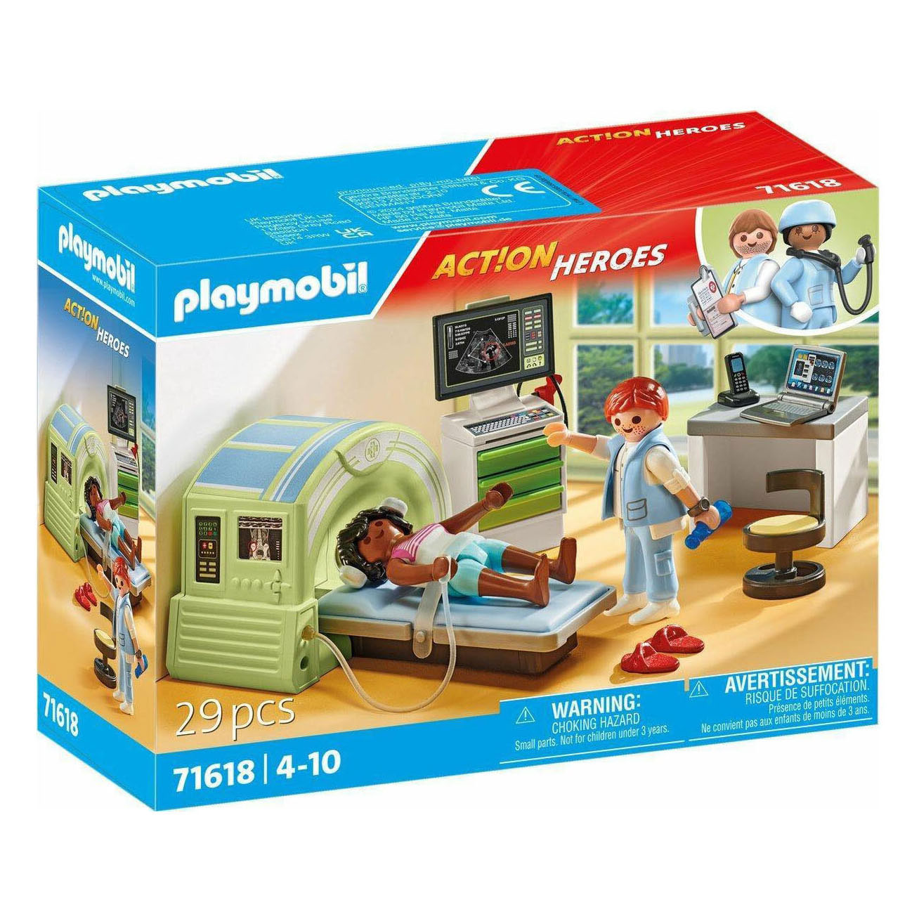 Playmobil Action Heroes IRM avec le patient - 71619