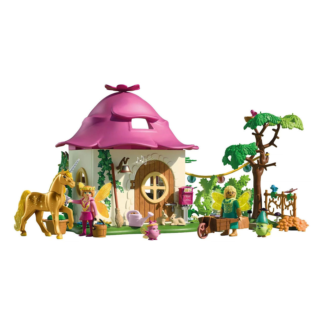 Playmobil Gezellig Sprookjeshuis met Gouden Eenhoorn en Stal - 71838