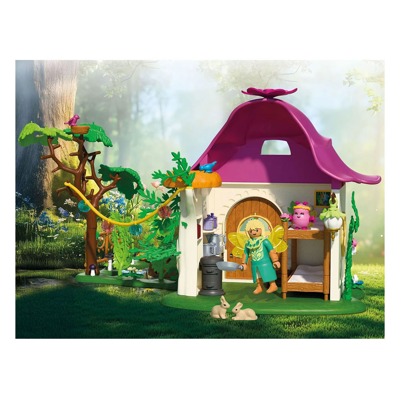 Playmobil Gezellig Sprookjeshuis met Gouden Eenhoorn en Stal - 71838