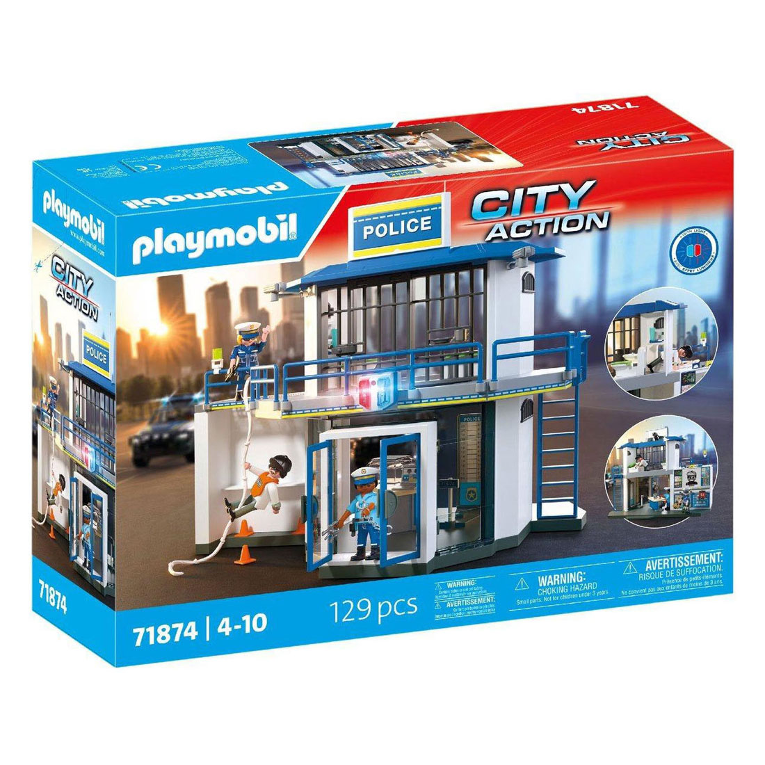 Playmobil City Action Polizeistation mit Ermittlungsraum - 71875