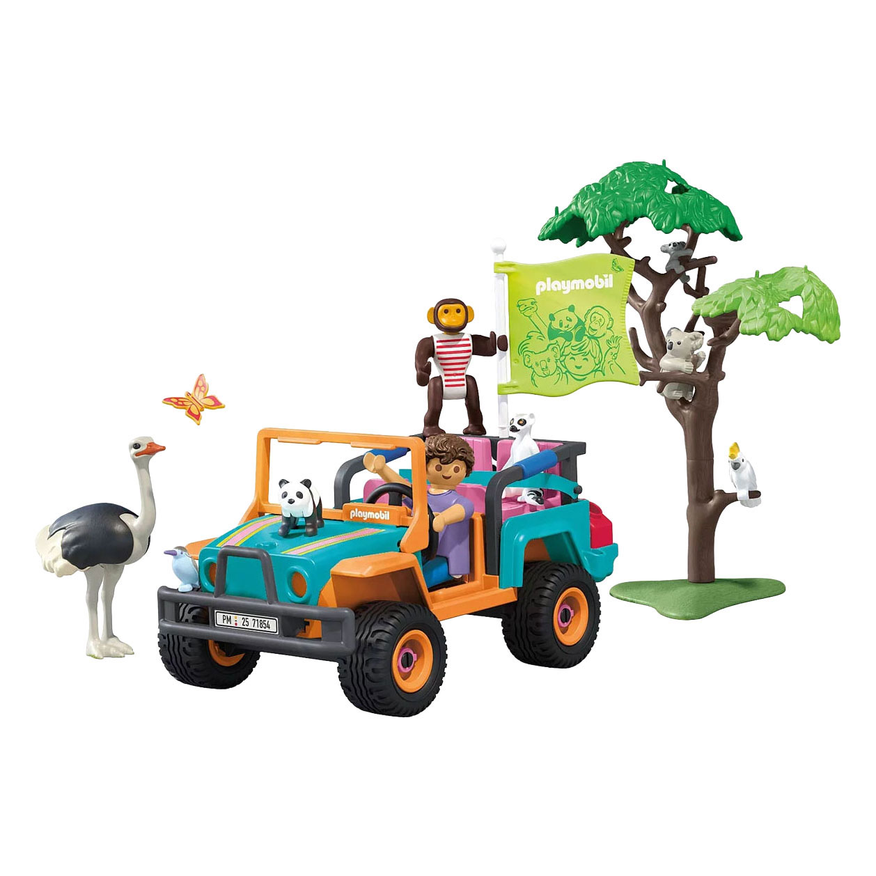 Playmobil Animals & Friends Kleurrijke Terreinwagen - 71855