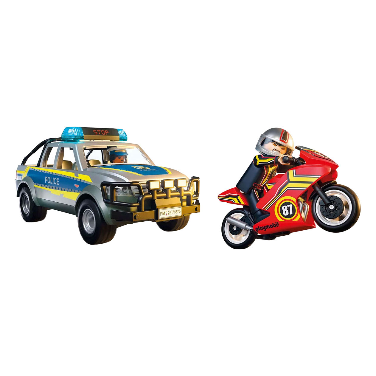 Playmobil City Action Verfolgungsjagd mit Polizeiabholservice - 71876