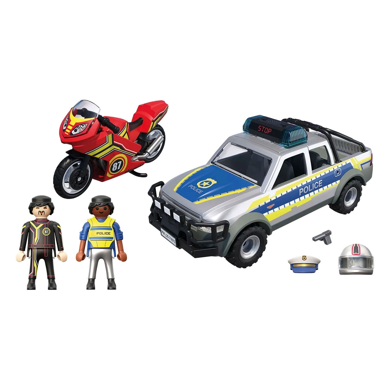 Playmobil City Action Verfolgungsjagd mit Polizeiabholservice - 71876