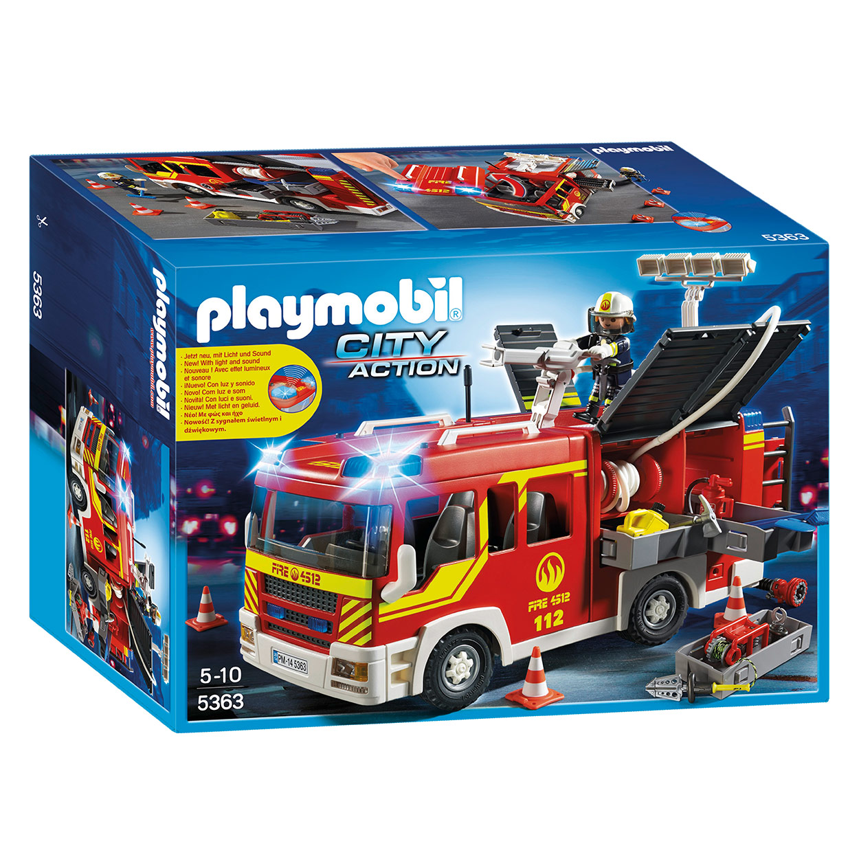 Playmobil 5363 Brandweer Pompwagen
