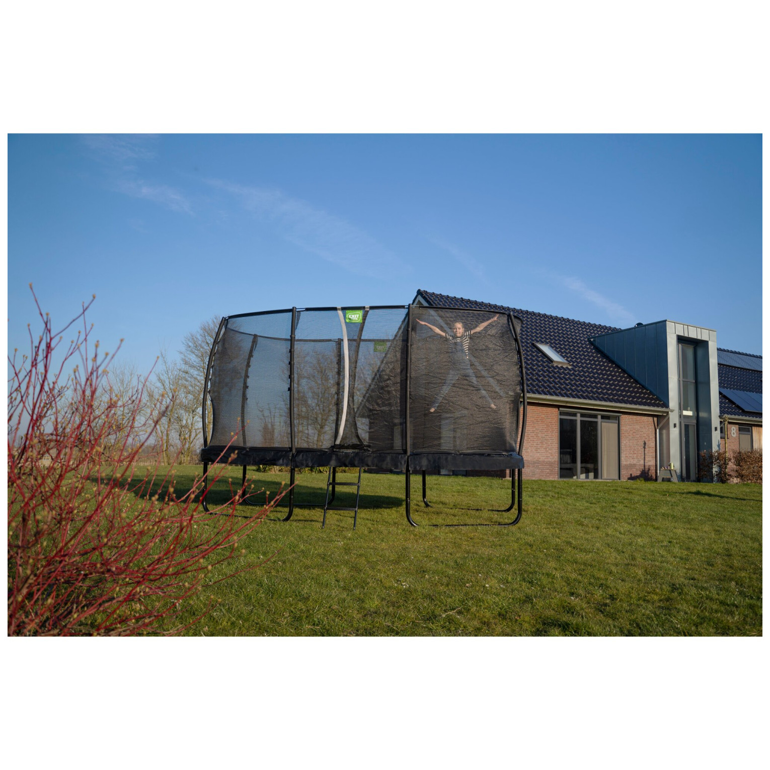 EXIT Allure Premium trampoline 244x427cm - zwart