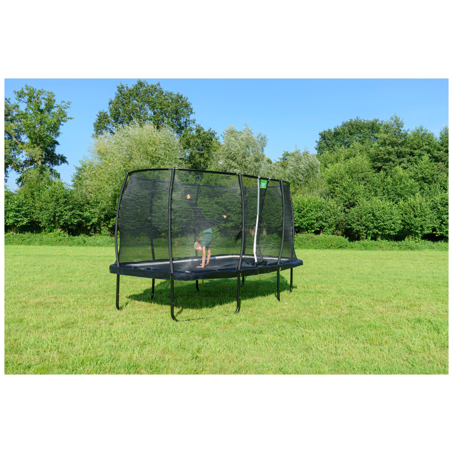 EXIT Allure Classic trampoline 214x366cm - zwart