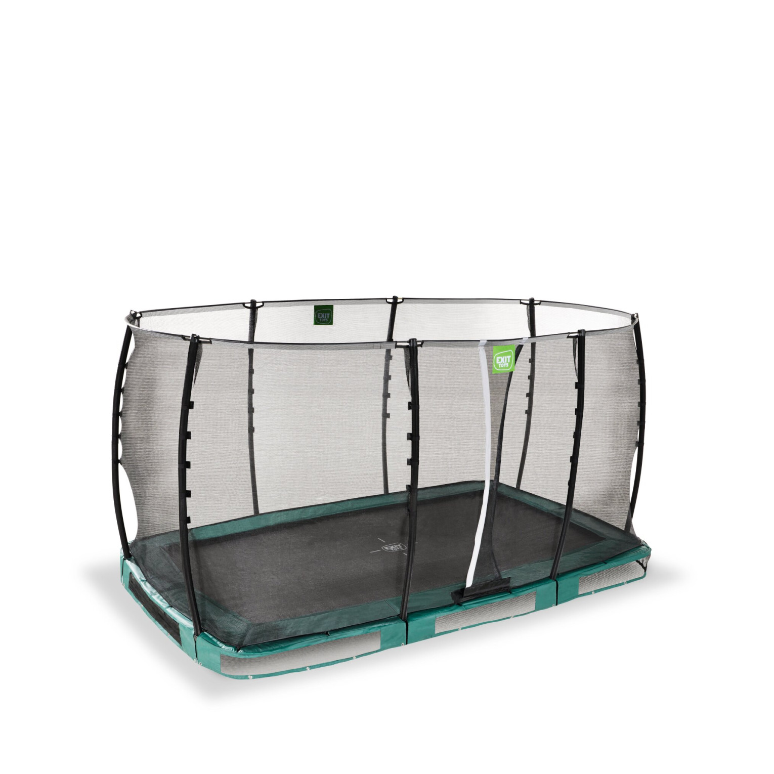 EXIT Allure Classic inground trampoline 214x366cm - groen