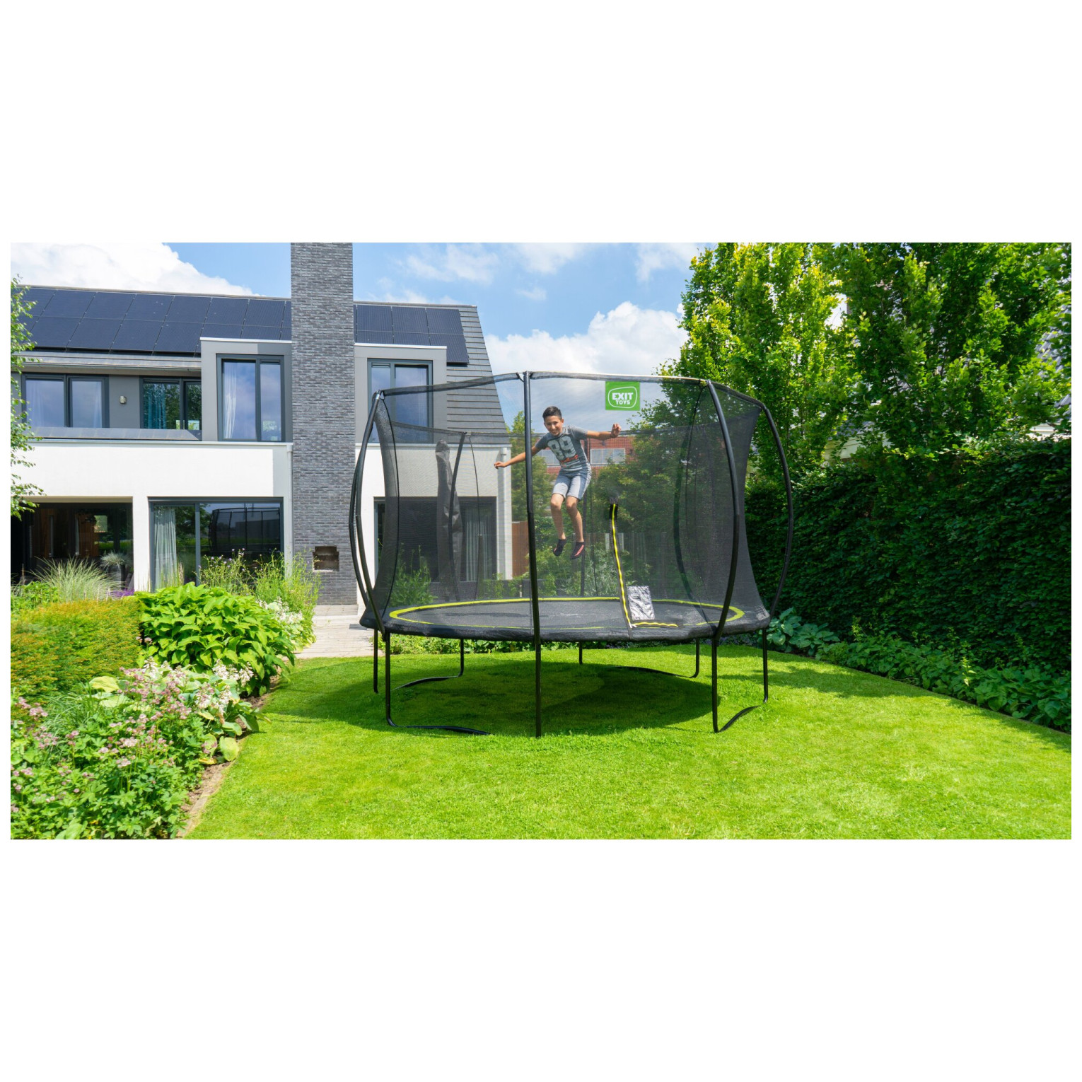 EXIT Silhouette trampoline ø244cm - zwart