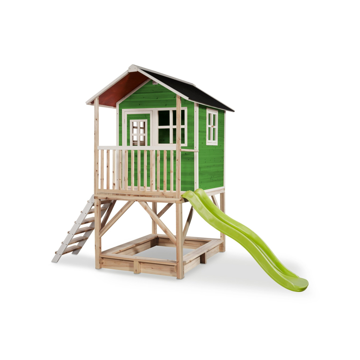 EXIT Loft 500 houten speelhuis - groen
