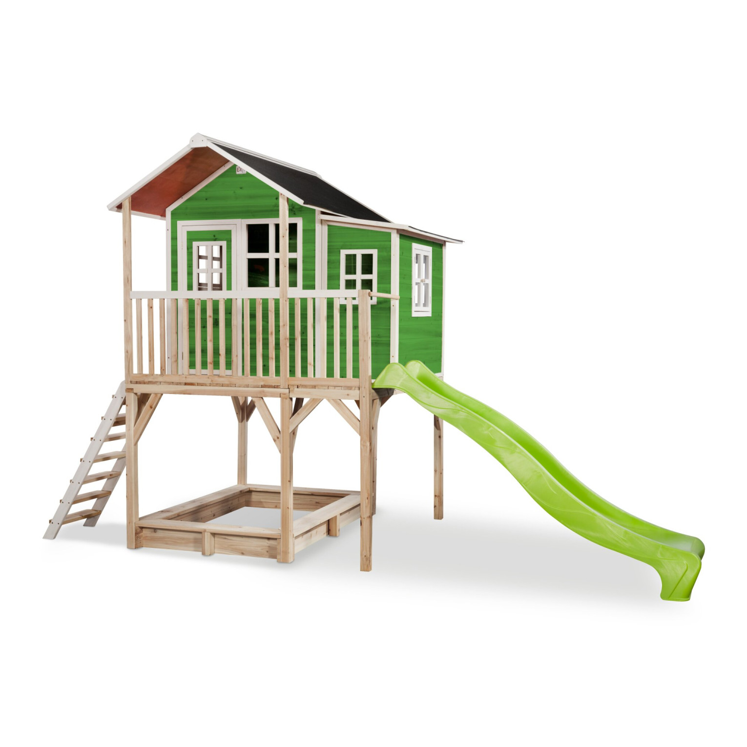 EXIT Loft 750 houten speelhuis - groen