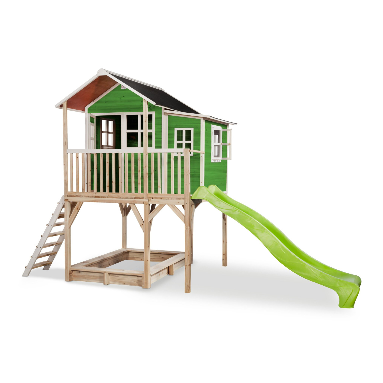 EXIT Loft 750 houten speelhuis - groen