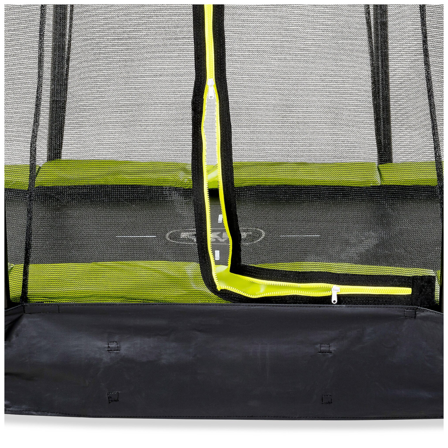 EXIT Silhouette inground trampoline 244x366cm met veiligheid
