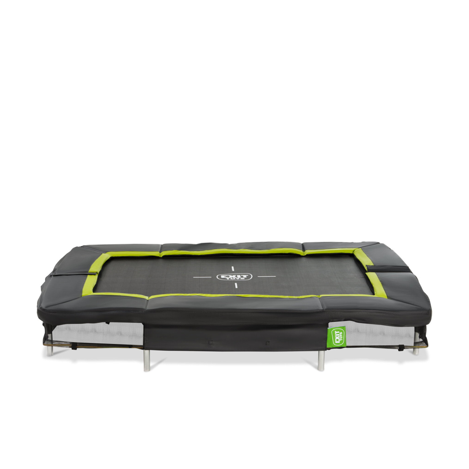 EXIT Silhouette inground sports trampoline 153x214cm - zwart