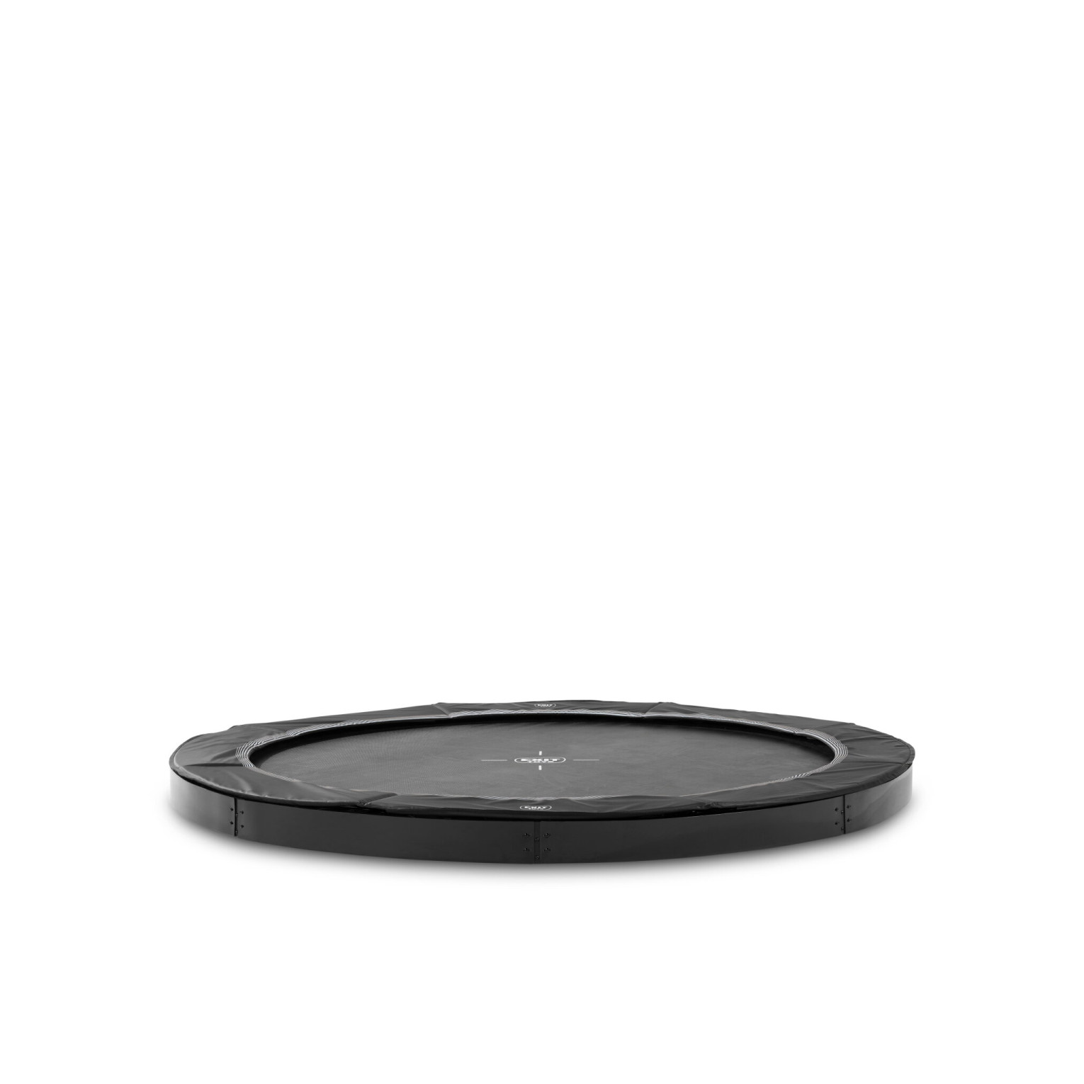 EXIT InTerra groundlevel sports trampoline ø244cm - zwart