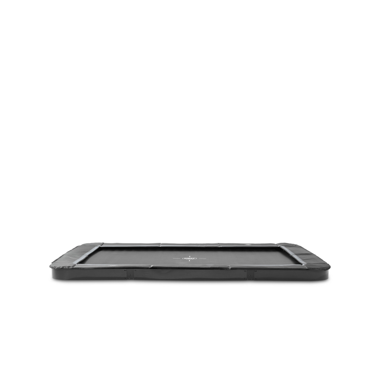 EXIT InTerra groundlevel sports trampoline 214x305cm - zwart
