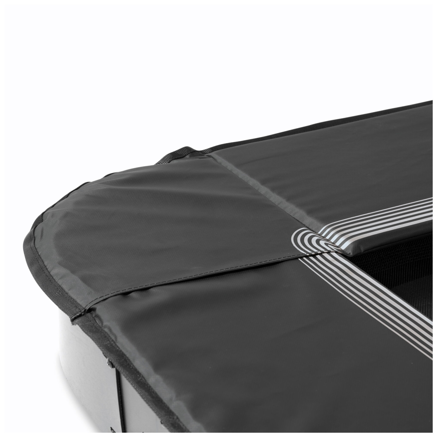 EXIT InTerra groundlevel sports trampoline 214x305cm - zwart