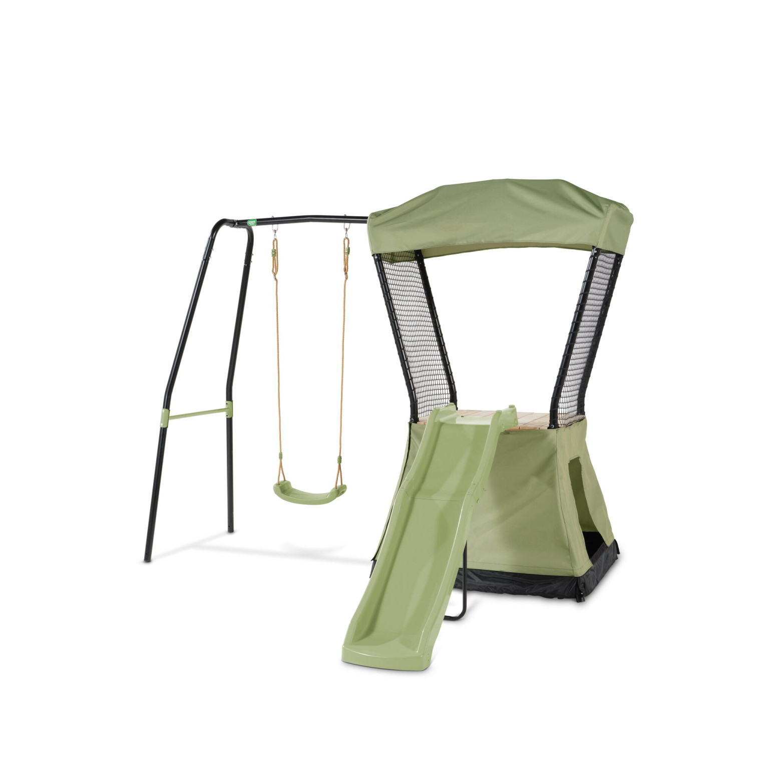 EXIT Ivy speeltoestel met glijbaan en schommel