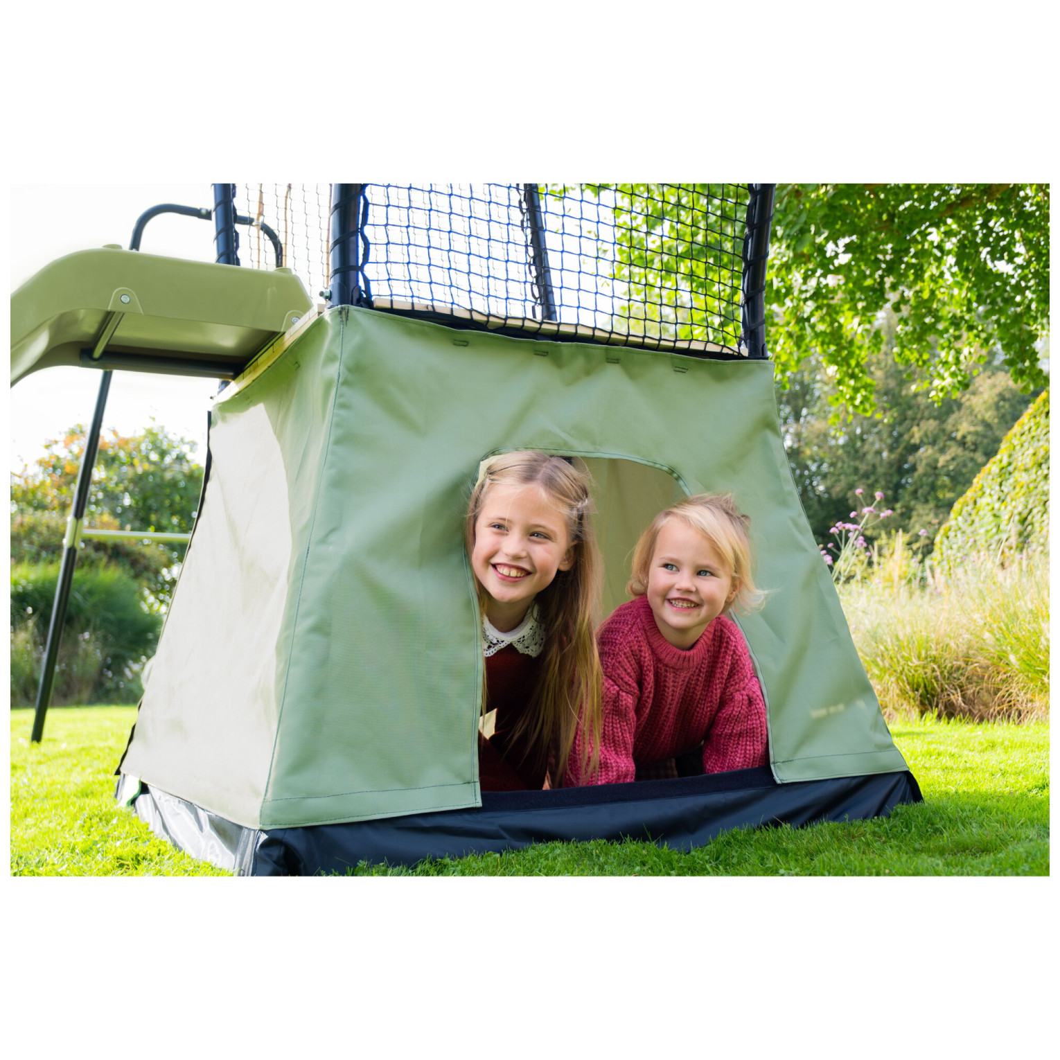 EXIT Ivy speeltoestel met glijbaan en schommel