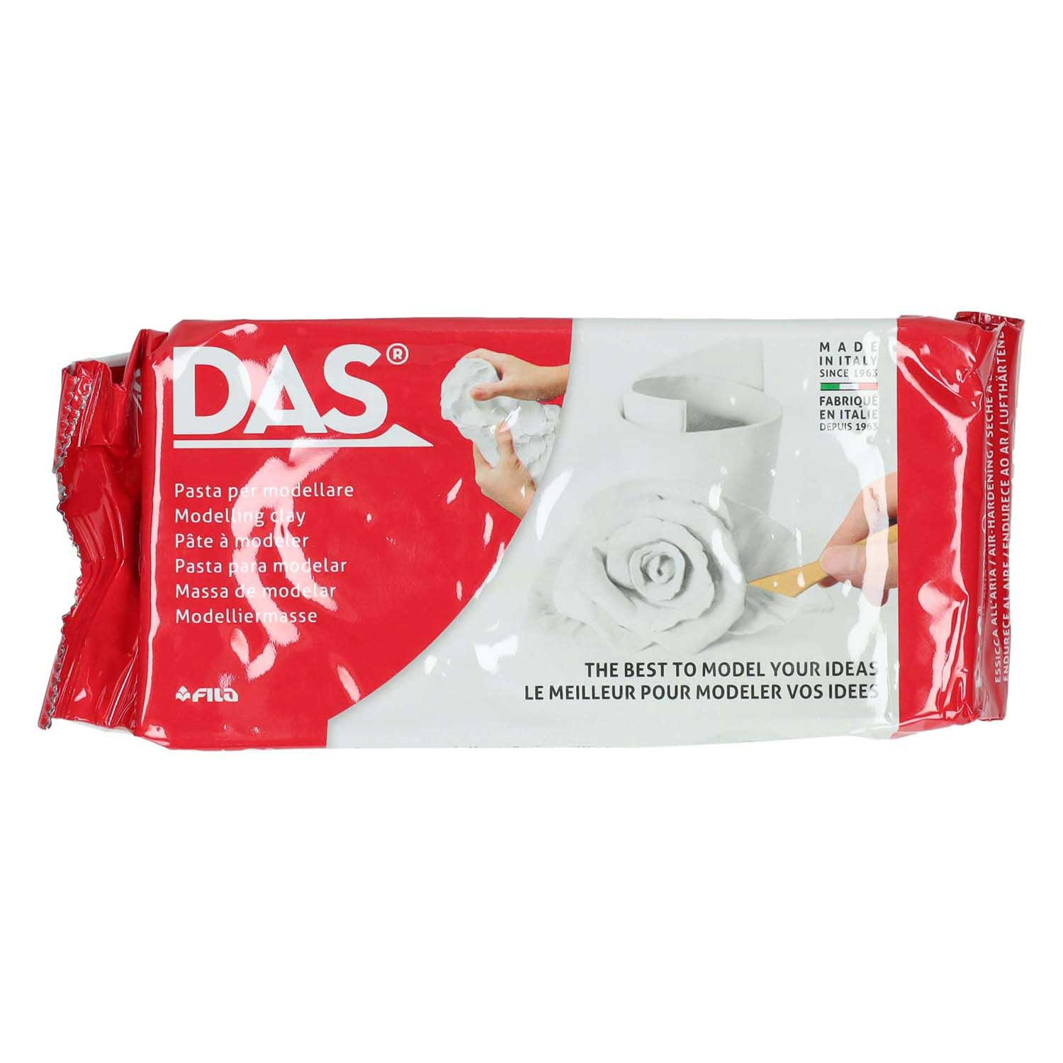 Pâte à modeler DAS - Blanche, 500gr.