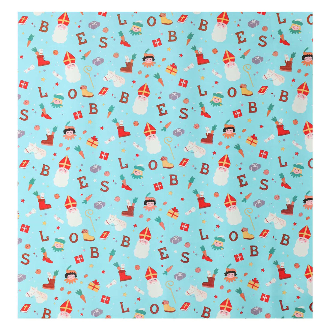 Papier d'emballage Lobbes Sinterklaas, 5mtr.