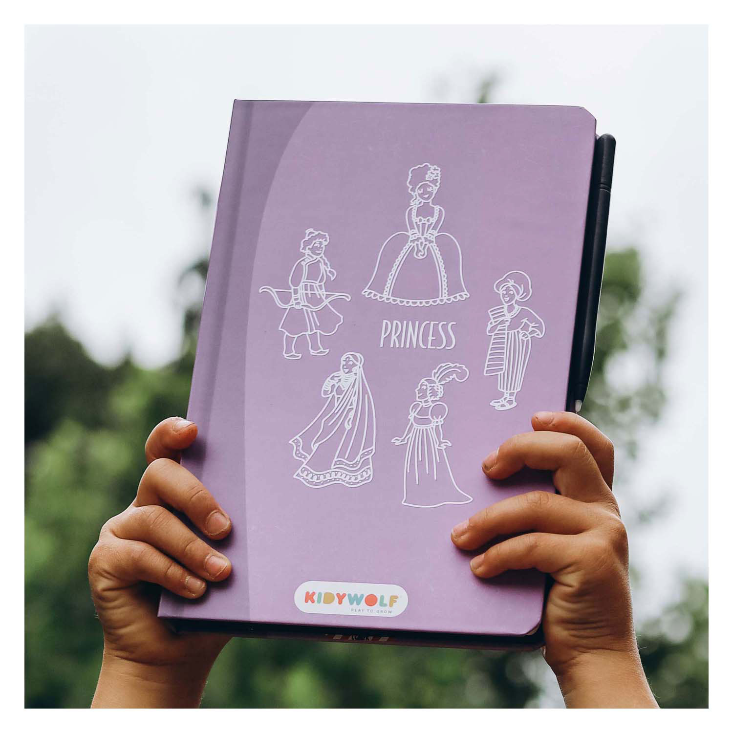 Kidywolf Kidydraw Overtrekboek Roze