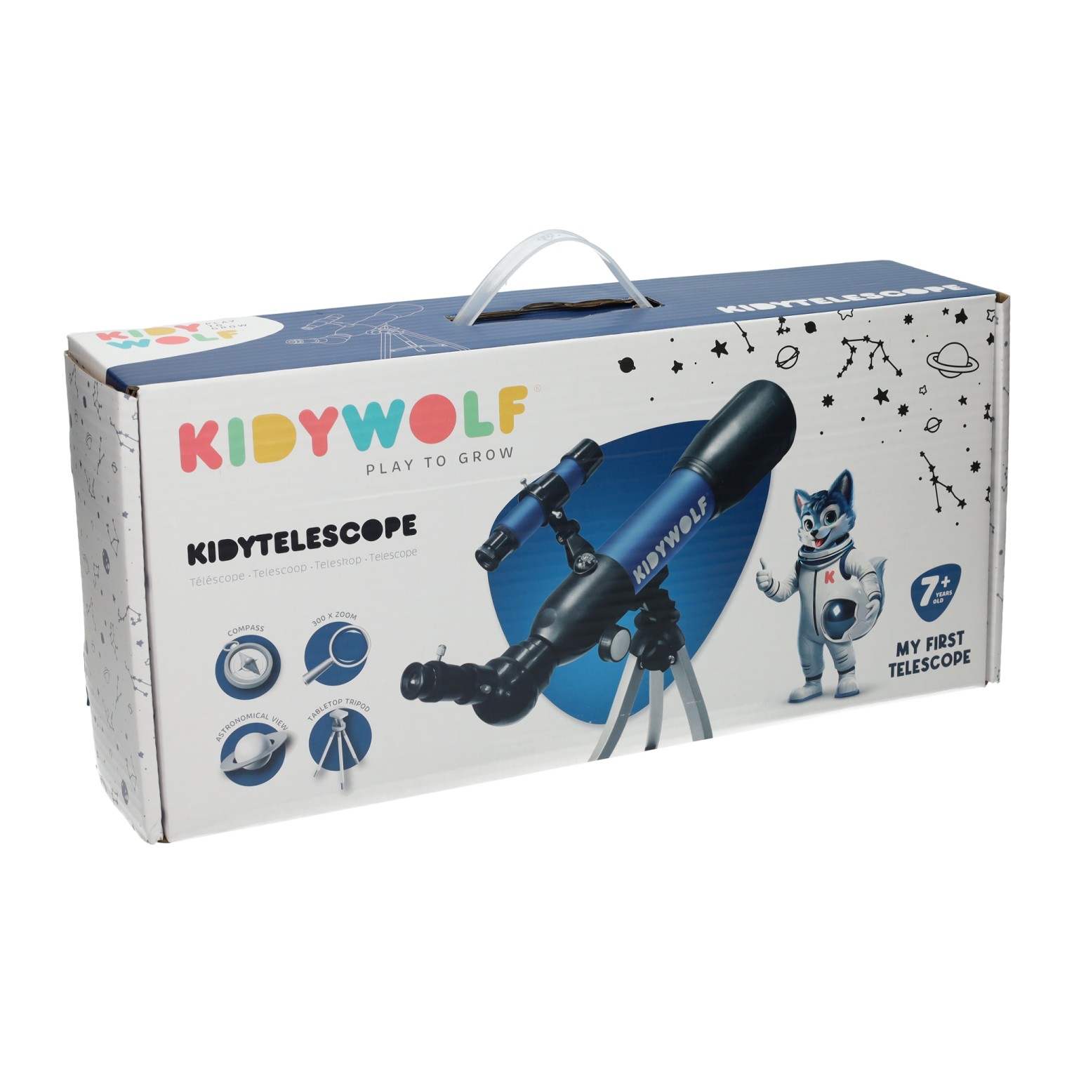 Kidywolf Kidytelescope Telescoop Blauw