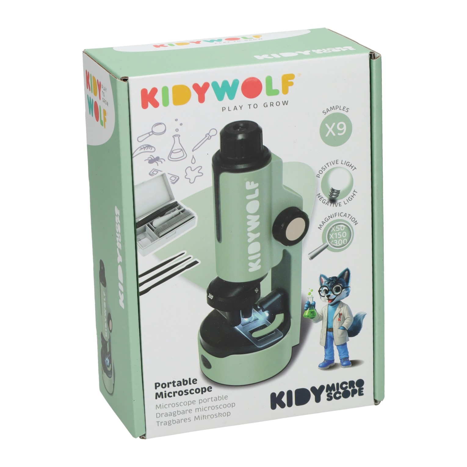 Kidywolf Kidymicroscope Mikroskop Grün