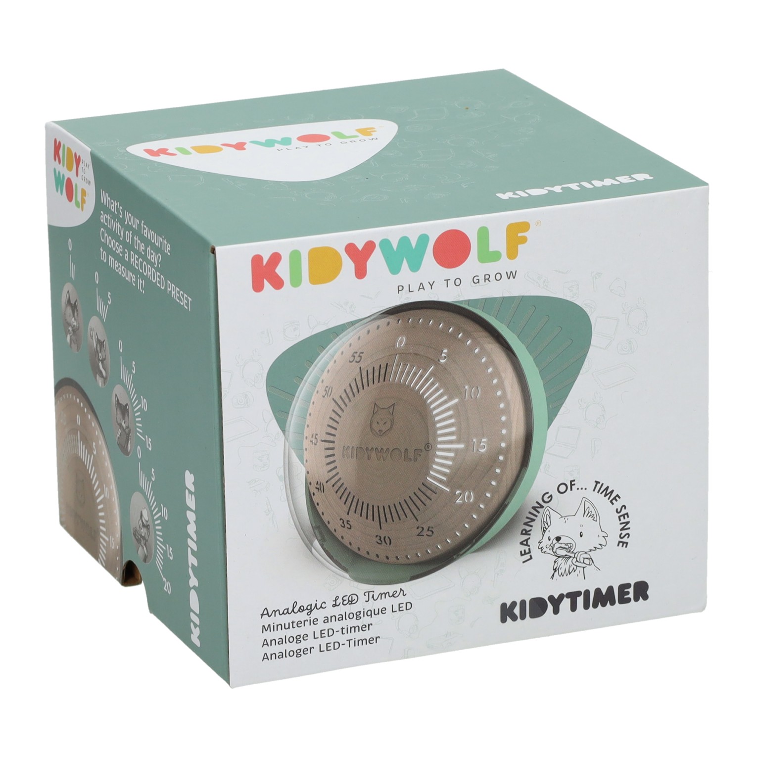 Minuteur Kidywolf Kidytimer Vert