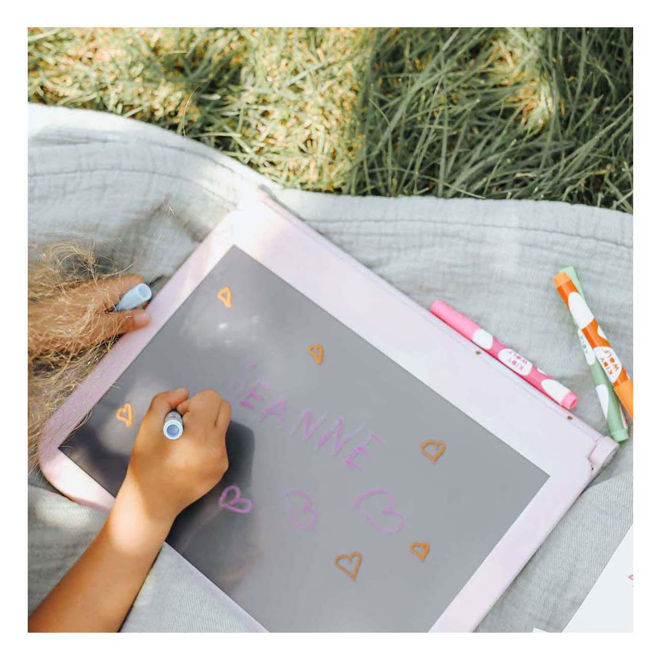 Table lumineuse 2 en 1 Kidywolf Kidydraw-pro A4 rose