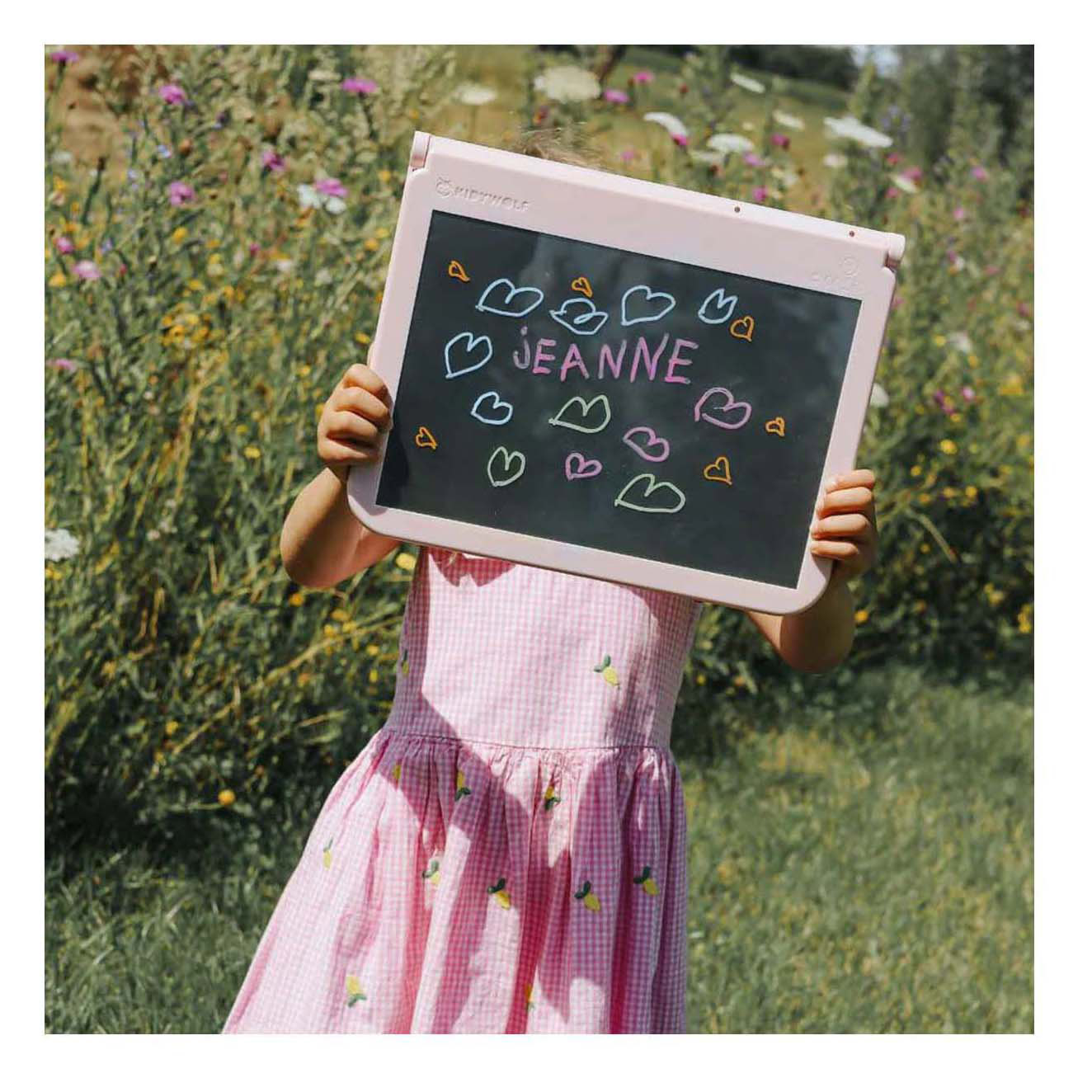 Table lumineuse 2 en 1 Kidywolf Kidydraw-pro A4 rose