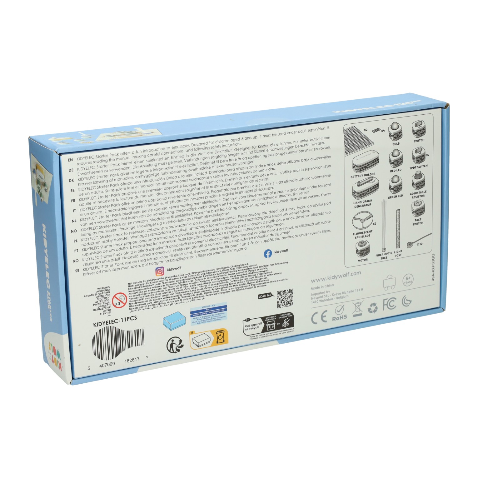 Kidywolf Mein erstes Elektro-Set 11-tlg.