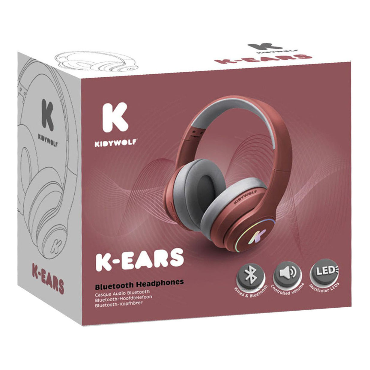 Casque Bluetooth Kidywolf Kidyears Bleu