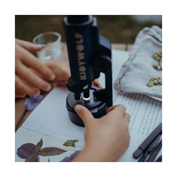 Kidywolf Nierenmikroskop Mikroskop Blau