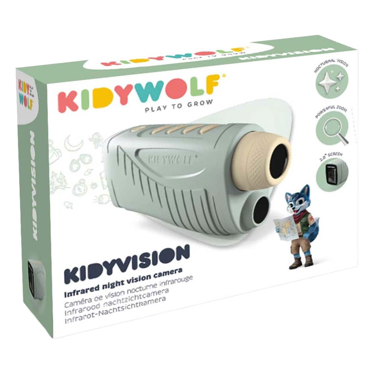 Kidywolf Kidyvision Infraroodcamera met Nachtzicht Groen