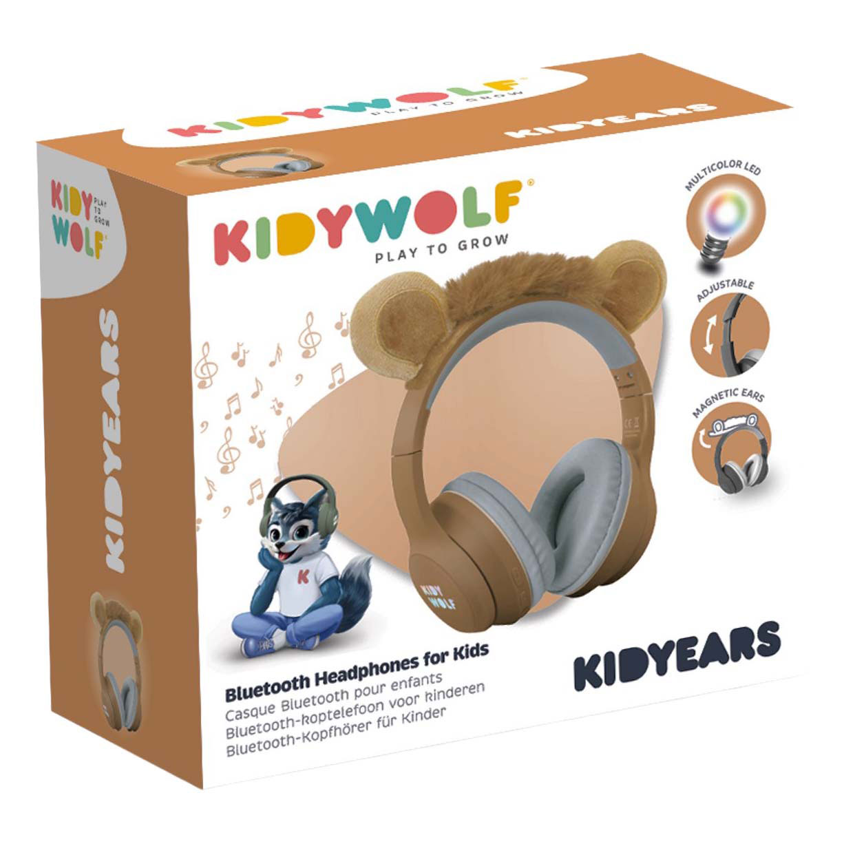 Kidywolf Kidyears Bluetooth-Kopfhörer Löwe