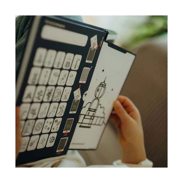 Kidywolf Kidydraw Mini Overtrekboek Ruimte