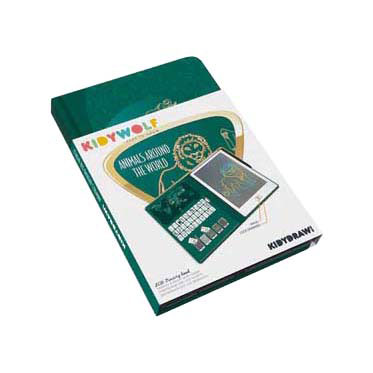 Kidywolf Kidydraw Mini Overtrekboek Dieren van de Wereld