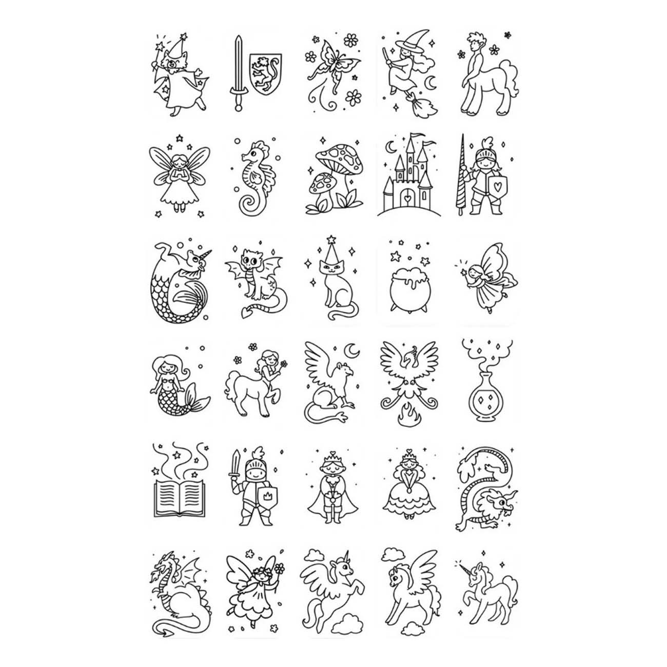 Kidywolf Kidydraw Mini Navulling Er was eens en Dieren