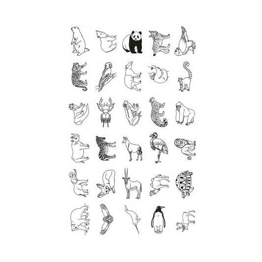 Kidywolf Kidydraw Mini Navulling Dieren van de Wereld en Oceanen & Piraten