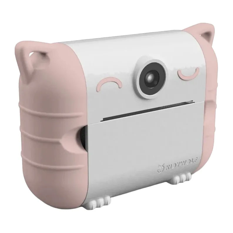 Appareil photo instantané Kidywolf Kidyprint avec imprimante thermique - Rose