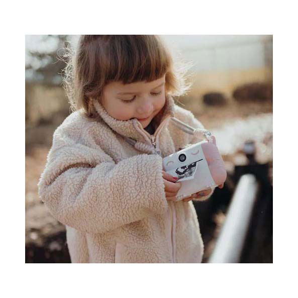 Appareil photo instantané Kidywolf Kidyprint avec imprimante thermique - Rose