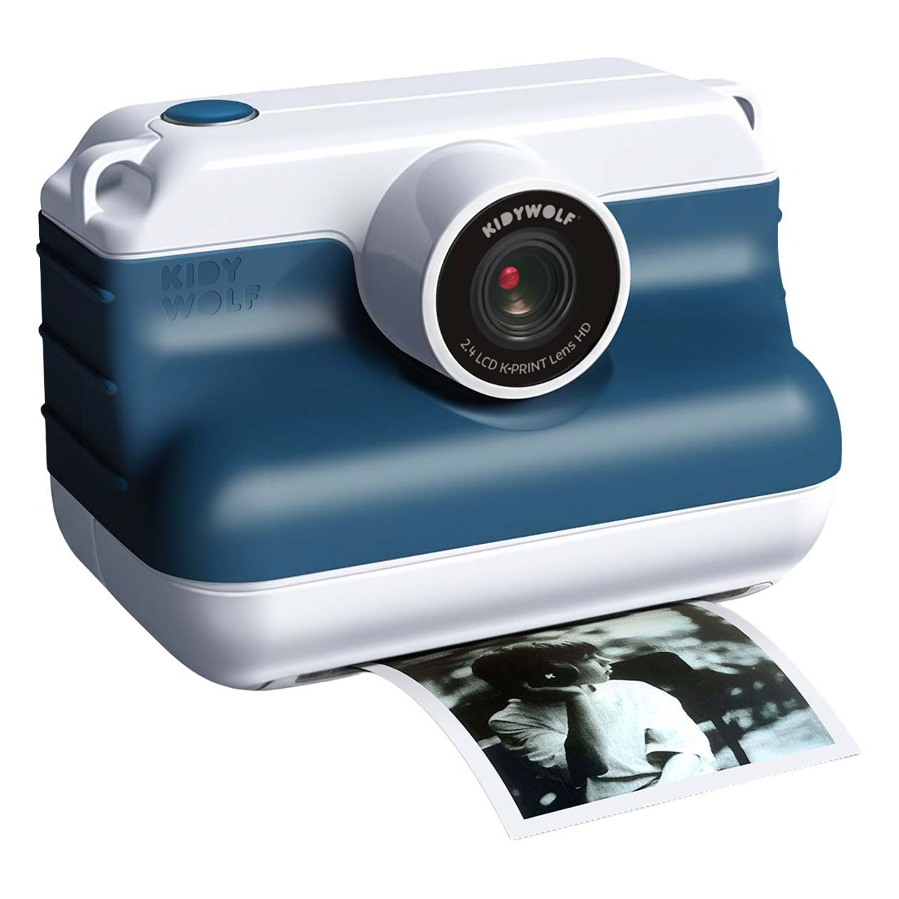 Appareil photo instantané Kidywolf K-print avec imprimante thermique - Bleu